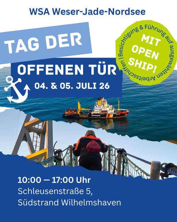 Tag der offenen Tür des Wasserstraßen- und Schifffahrtsamts Weser-Jade-Nordsee